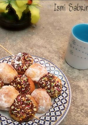 Foto resep Sate Donat Ubi Jalar Rasanya Enak