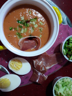 Una foto de Gazpacho cordobés