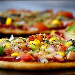 A picture of MINI PIZZA ON TAWA | No OVEN | VEGETABLE MINI PIZZA FOR KIDS |QUICK & EASY PIZZA RECIPE.