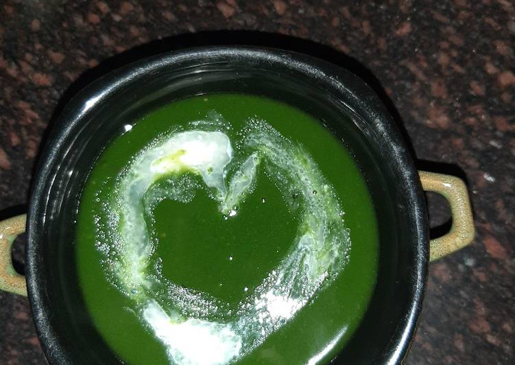 Recipe of Quick Spinach soup