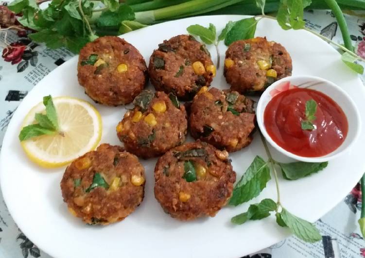 Easiest Way to Make Ultimate Soya keema mix veg tikki