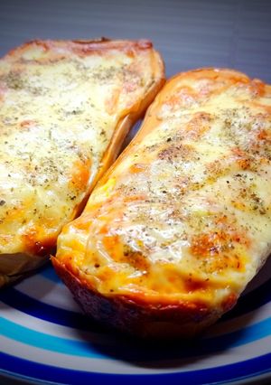 Una foto de Zapallo relleno al horno 🍴