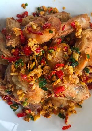 Foto resep Udang Goreng Cabai Garam