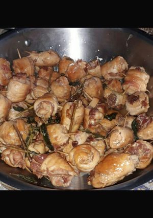 Foto di Involtini di petto di pollo con pancetta🎅