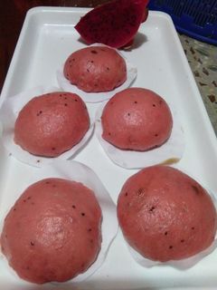 Foto resep Bakpao buah naga