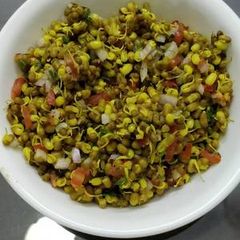 Matki sprouts A picture of Matki sprouts.