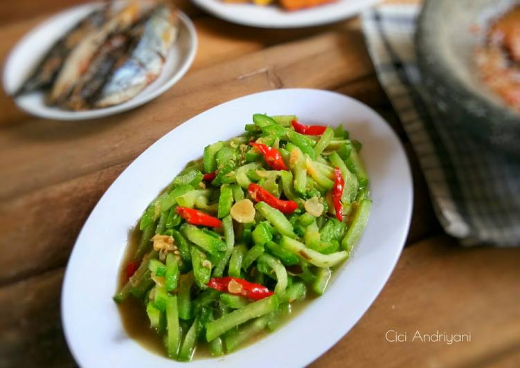 Bumbu mengolah Tumis Labu Siam Udang Rebon Anti Gagal