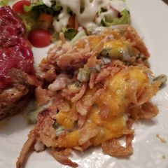 A picture of Cheesy Green Bean Casserole.