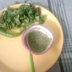 A picture of Coriander chutney.