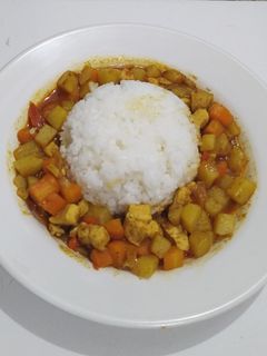 Foto resep Chicken Curry Rice