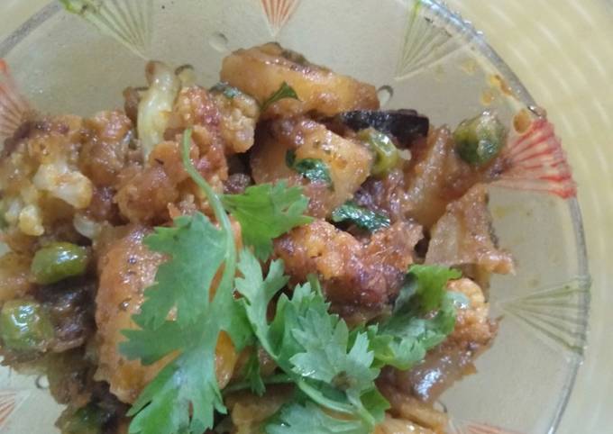 Recipe of Mario Batali Gobhi matar Aloo