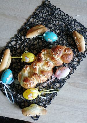 A picture of Zopf bread.