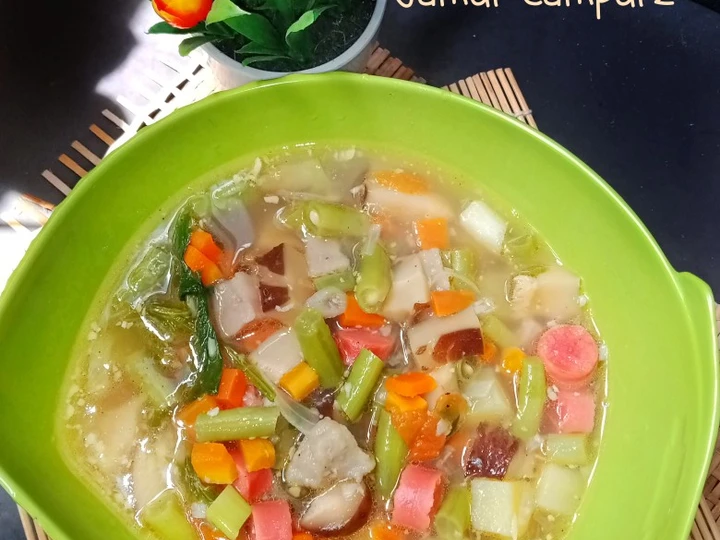 Cara Gampang Membuat Resep Sayur Sop Jamur Warna Warni yang Lezat Sekali Anti Ribet, Bisa Manjain Lidah