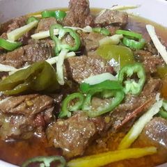 A picture of Beef karahi.