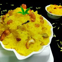 A picture of Kesari chawal.
