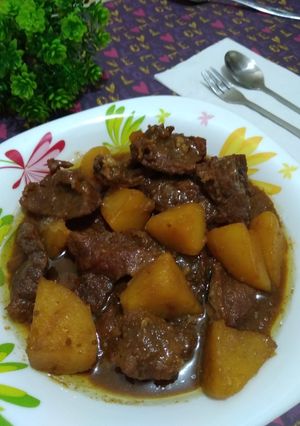 Foto resep Terik Sapi tanpa Santan