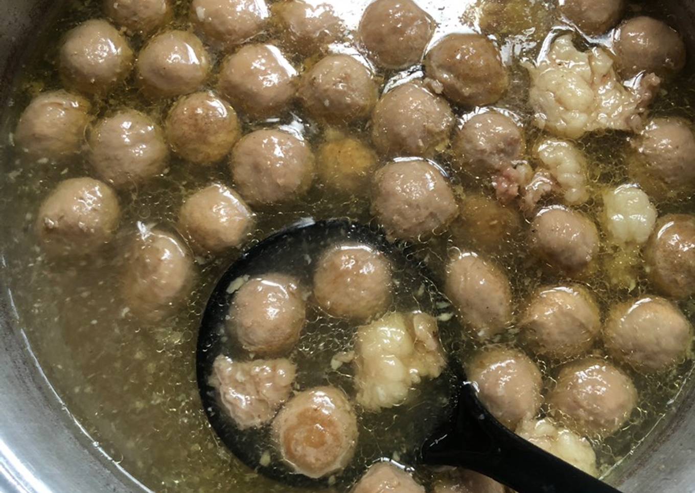 Kuah bakso sapi abang gerobakan