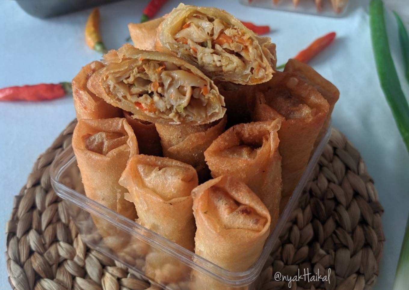 Lumpia Jamur Pedas