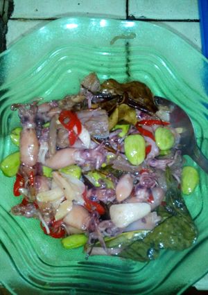 Foto resep Cumi Pete bumbu sederhana