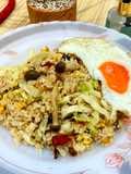 Nasi goreng kol jamur