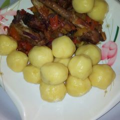 A picture of Mash potatoes.