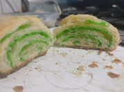 Una foto de croissant sin huevo