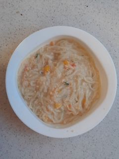 Foto resep Spaghetti Carbonara MPASi 10+