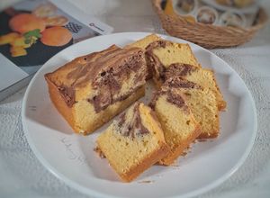 Foto resep Bolu Marmer Mentega (4 telur)