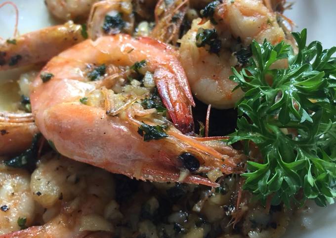 Resep Garlic Butter Shrimp oleh Maw Mawar - Cookpad
