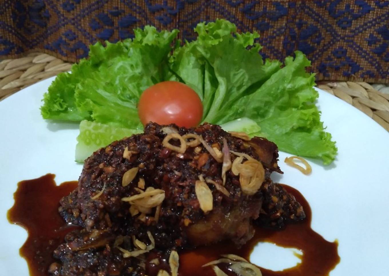 Ayam goreng bumbu kacang