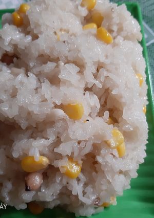 Hình của món Xôi bắp đậu phộng.