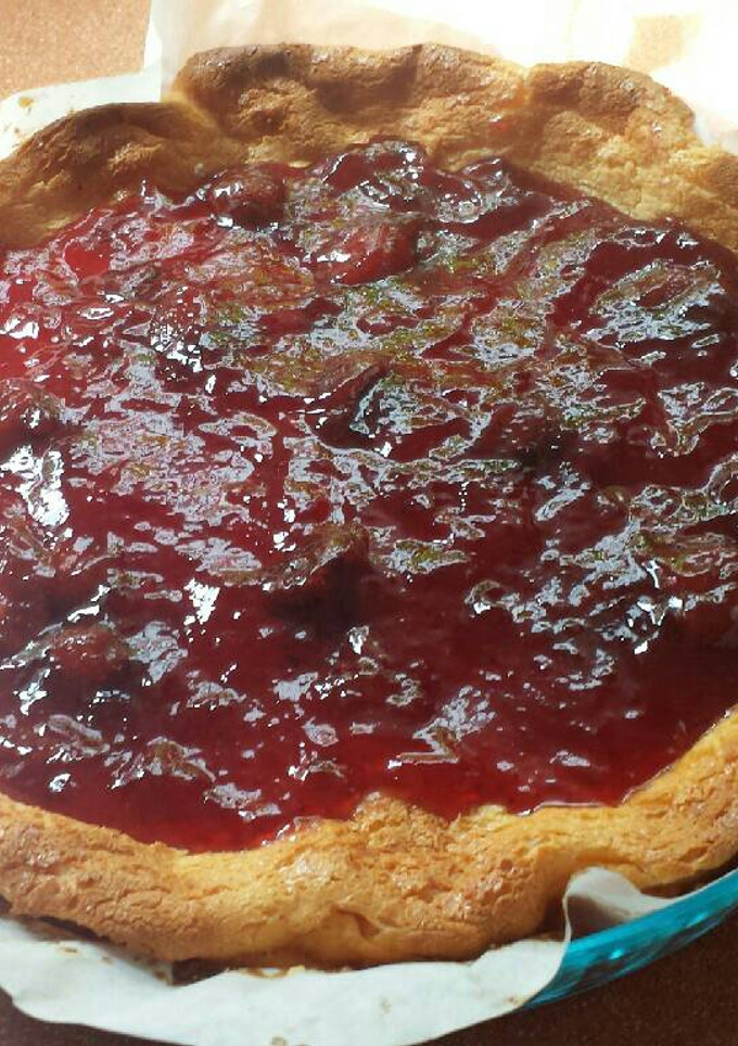 Una foto de Tarta de queso al horno