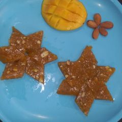A picture of Mango custard halwa.