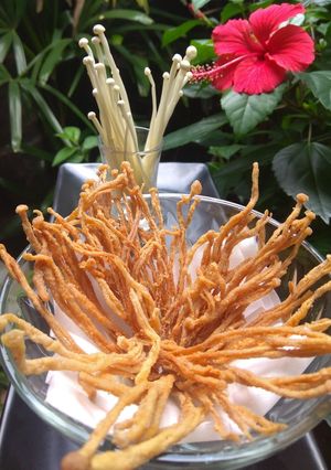 Foto resep Jamur enoki krispi