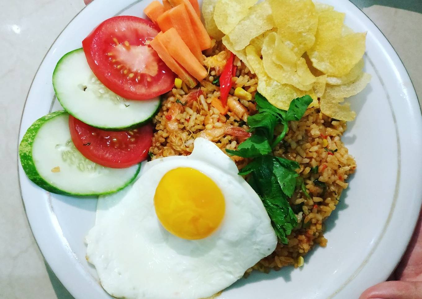 Nasi goreng seafood special murmer