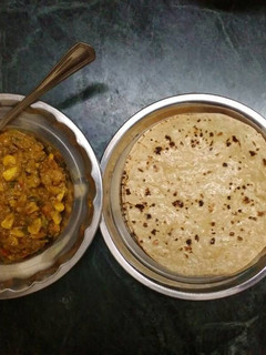 क्रिस्पी कॉर्न की सब्जी चपाती के साथ (Crispy corn ki sabji with chapati recipe in hindi) रेसिपी मुख्य फोटो