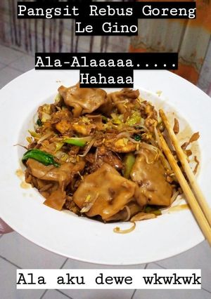 Foto resep Pangsit Rebus Goreng LeGino "Viral"