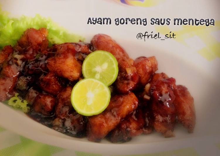 Ayam goreng saus mentega