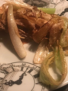 Una foto de Cebolleta frita