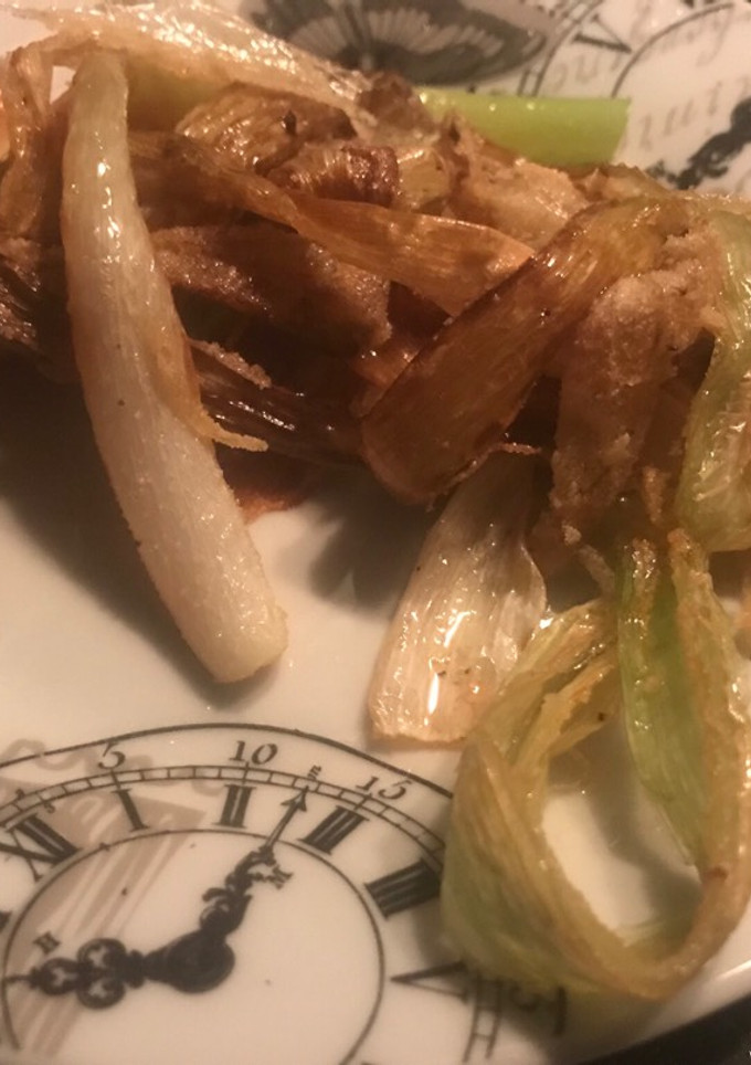 Una foto de Cebolleta frita