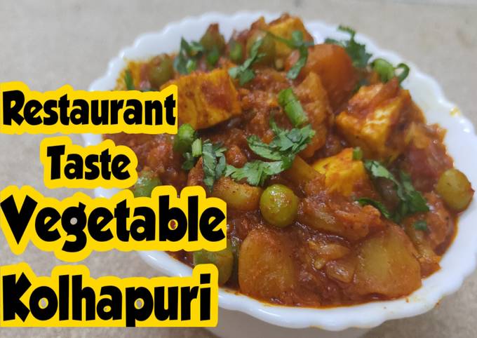 Vegetable Kolhapuri | Mixed Vegetable Curry