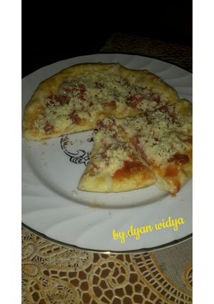 Foto resep Pizza teflon empuk enak renyah
