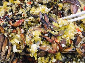 Hình của món Ba khía trộn ❤️.