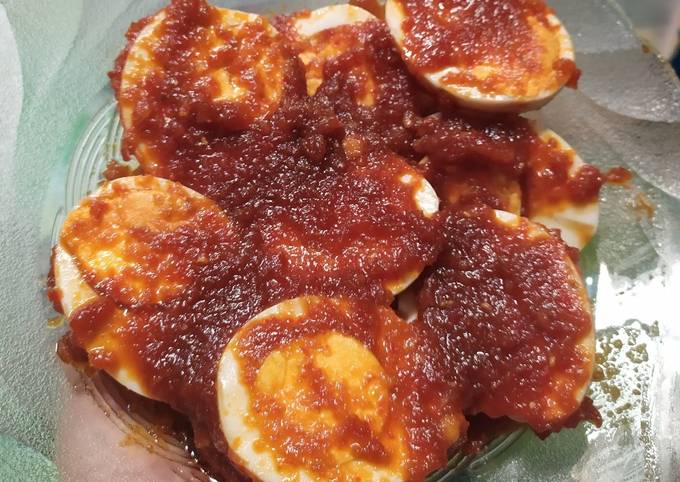 Yuk intip, Resep bikin Telur sambel balado sederhana  menggugah selera