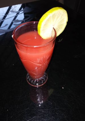A picture of Watermelon drink.