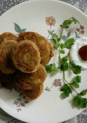 A picture of Pin wheel samosa.