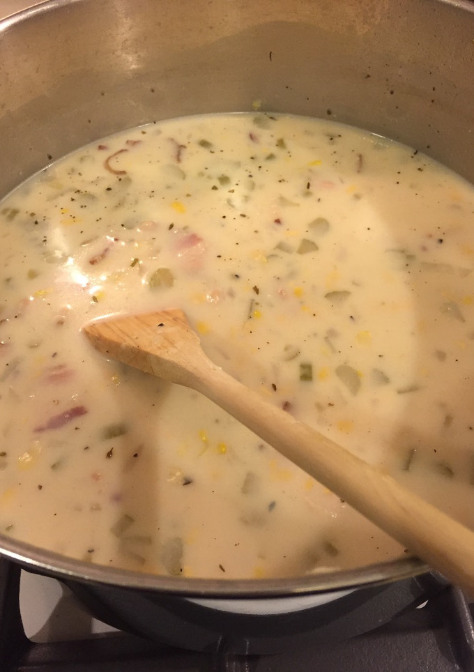 A picture of Corn Chowder.