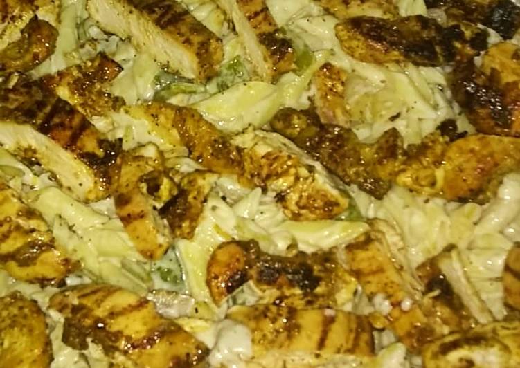 Recipe of Speedy Creamy Garlic Chicken Pasta