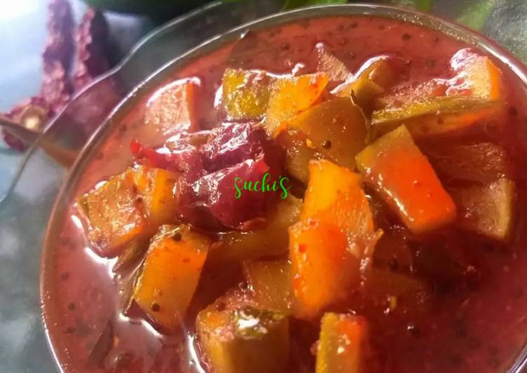 Easiest Way to Prepare Perfect Mango Instant Pickle