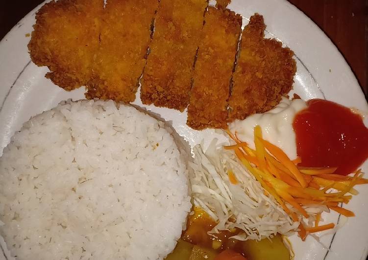 Resep: Untuk Mencoba Di RumahChicken Katsu kuah Curry